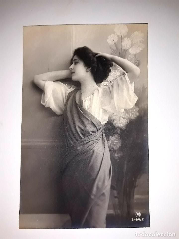 Cartoline: Antigua Postal Mujer Escrita 1912
