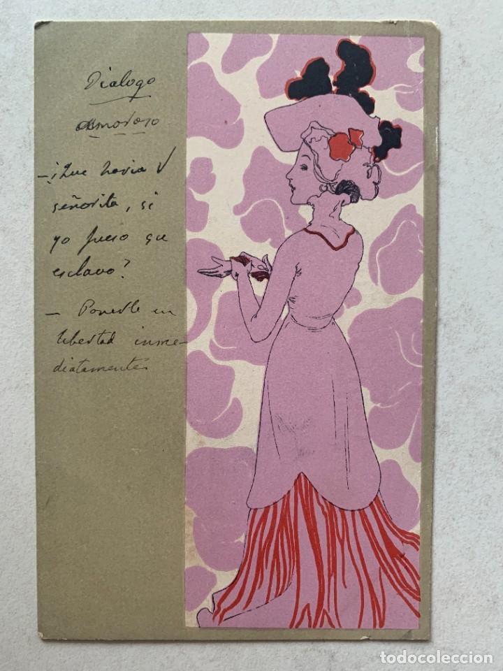Postales: TARJETA POSTAL - RAPHAEL KIRCHNER - MUJER MODERNISTA - ART NOUVEAU - SIN CIRCULAR - PPIOS S.XX -