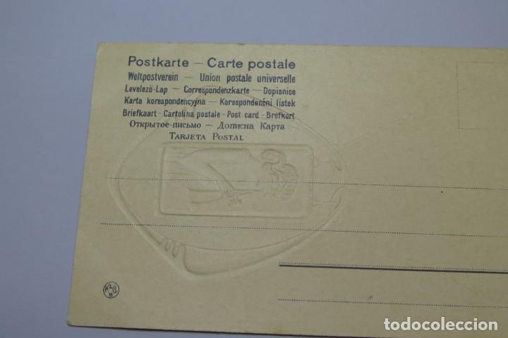 Postales: POSTAL. RELIEVE MODERNISTA - Foto 2