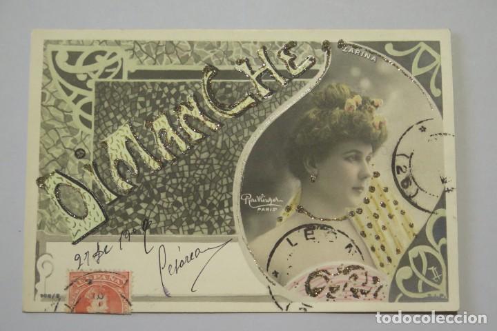 Postales: POSTAL. ZARINA. REUTLINGER. 908/2. CIRCULADA