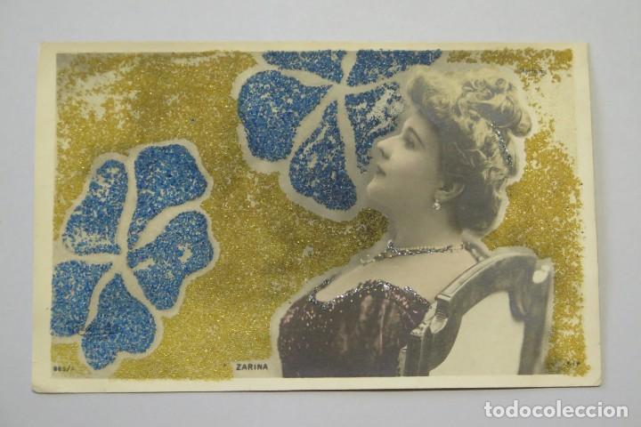 Postales: POSTAL. ZARINA. REUTLINGER. CIRCULADA