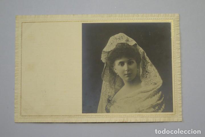 Postales: POSTAL FOTOGRAFICA. RETRATO DE LA REINA VICTORIA EUGENIA. COPA&Ntilde;Y FOTOGRAFO