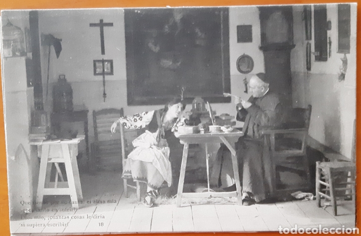 Cartoline: Postal costumbrista. Colecci&oacute;n Canovas sin escribir