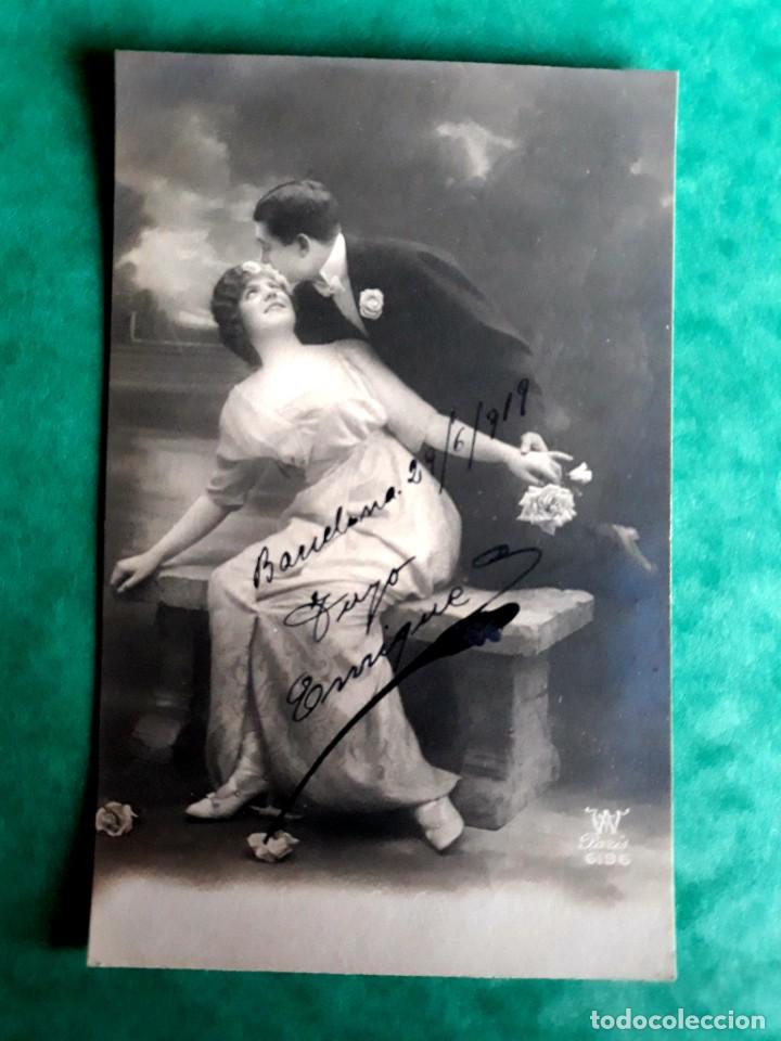 Postales: Antigua Postal Escrita 1919 - Foto 1