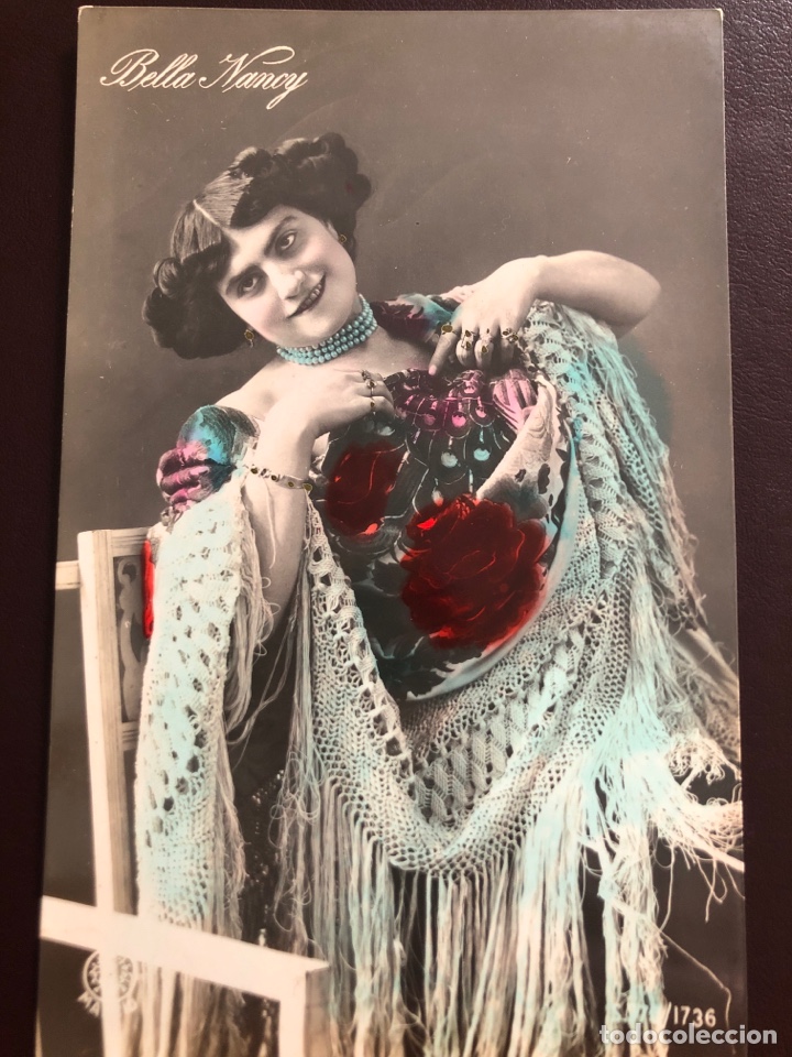 Postales: Postal coloreada. BELLA NANCY - Foto 2