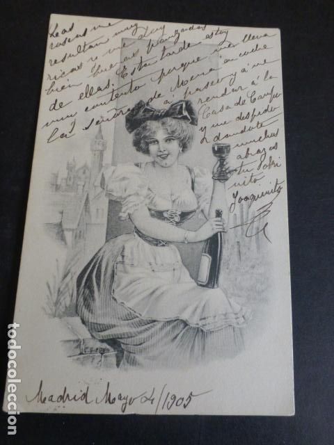 Postales: MUJER ELEGANTE POSTAL - Foto 1