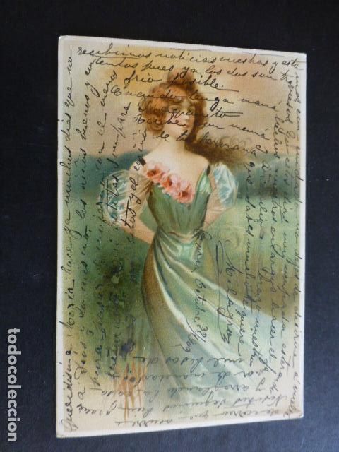Cartoline: MUJER ELEGANTE POSTAL