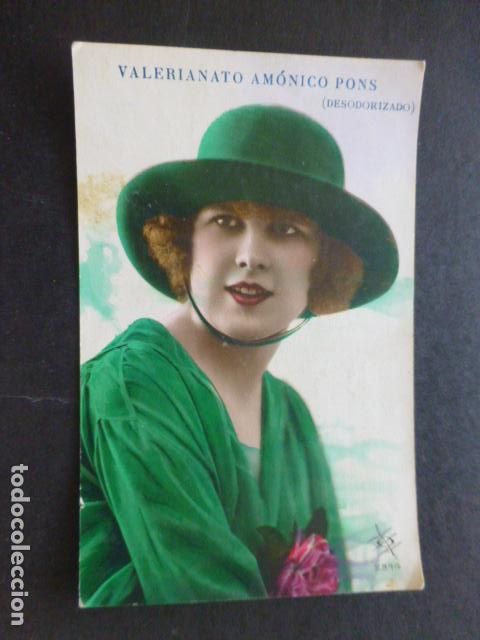 Postales: MUJER CON SOMBRERO POSTAL - Foto 1