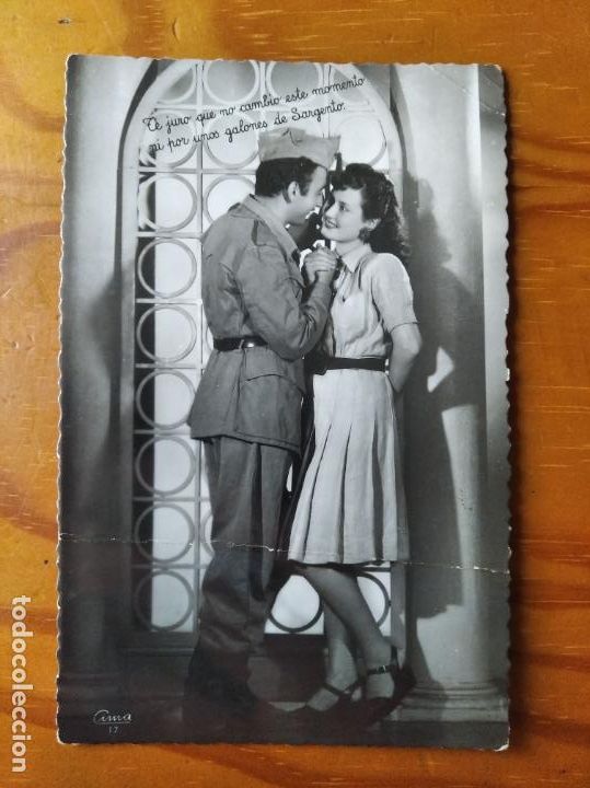 Postais: POSTAL MILI, ROMANTICAS, GALANTES - POSTAL CIRCULADA A&Ntilde;OS 50