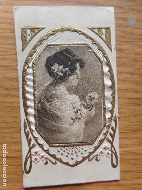 Postcards: ANTIGUA PEQUE&Ntilde;A TARJETA ROMANTICA PERIODO MODERNISTA A&Ntilde;OS 20