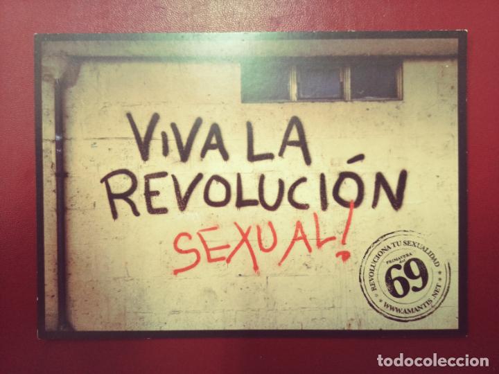 Postales: Postal Publicidad Amantis tienda er&oacute;tica. Viva la revoluci&oacute;n sexual! (SIN CIRCULAR)