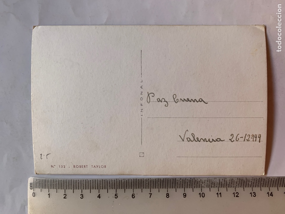 Postales: POSTAL. ROBERT TAYLOR. INFONAL. - Foto 2