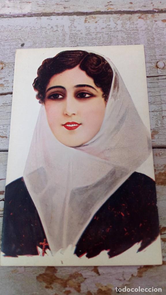 Postales: ANTIGUA POSTAL, MUJER BALEAR - Foto 1