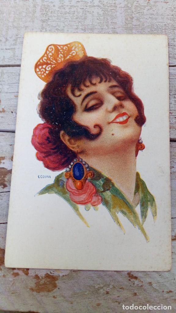 Cartoline: ANTIGUA POSTAL, MUJER ANDALUZA