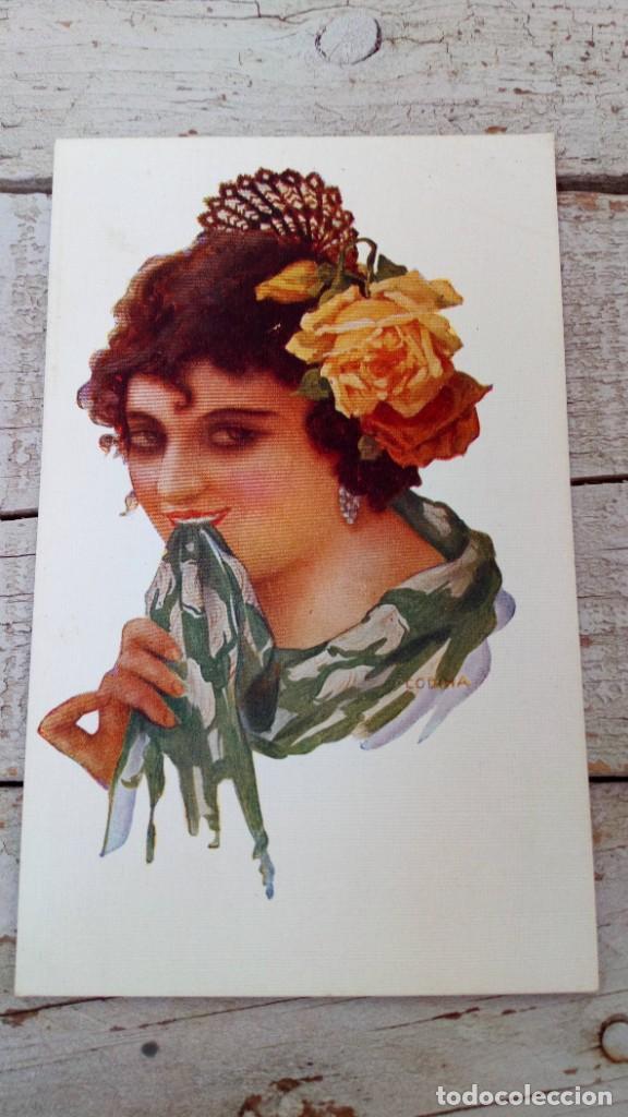 Postales: ANTIGUA POSTAL, MUJER ANDALUZA