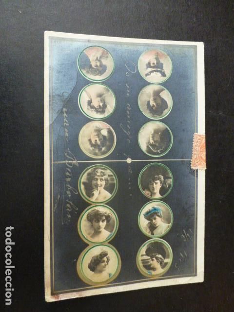 Postais: MUJERES EN FICHA DE DOMIN&Oacute; POSTAL