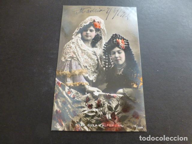 Cartoline: PILAR CILLA Y ALFONSINA ARTISTAS CUPLETISTAS POSTAL