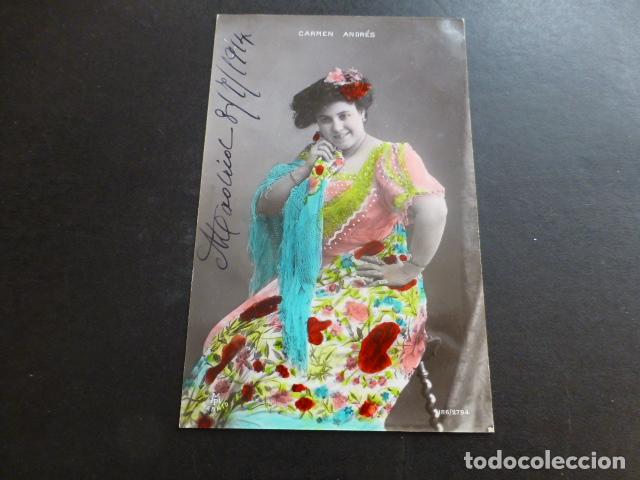 Cartoline: CARMEN ANDRES ARTISTA CUPLETISTA POSTAL