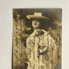 Postales: MARIA VINENT. POSTAL DE LA ACTRIZ Y CUPLETISTA TEATRAL (H.1910?) CÍRCULADA…