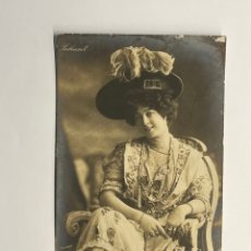 Postales: LAHARET. POSTAL FOTOGRAFÍCA DE LA GRAN ACTRIZ Y CANTANTE DE CUPLÉ… (H.1910?) CÍRCULADA