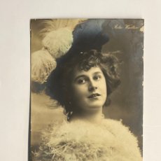 Postales: RETA WALTER. CANTANTE DE ÓPERA, ACTRIZ, CUPLETISTA… (H.1910?) CÍRCULADA A VALENCIA…
