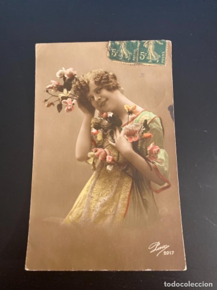 Cartes Postales: 7 - Tarjeta postal a&ntilde;os 20 fotograf&iacute;a mujer Pax 2017
