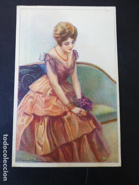 Cartes Postales: MUJER ELEGANTE ILUSTRADOR ART DECO POSTAL