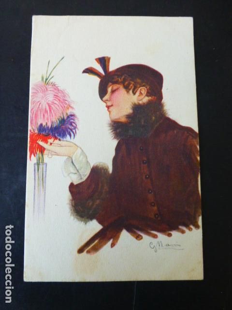 Cartoline: MUJER ELEGANTE NANNI ILUSTRADOR ART DECO POSTAL