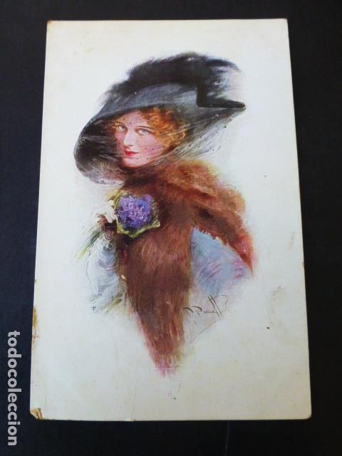 Cartes Postales: MUJER ELEGANTE PINETT ILUSTRADOR ART DECO POSTAL