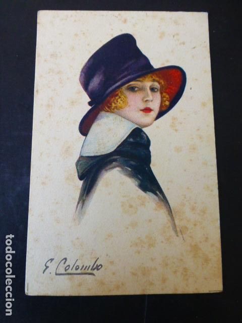 Postales: MUJER ELEGANTE E. COLOMBO ILUSTRADOR ART DECO POSTAL