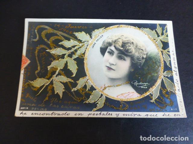 Postales: JANE HELLER ACTRIZ ARTISTA POSTAL - Foto 1