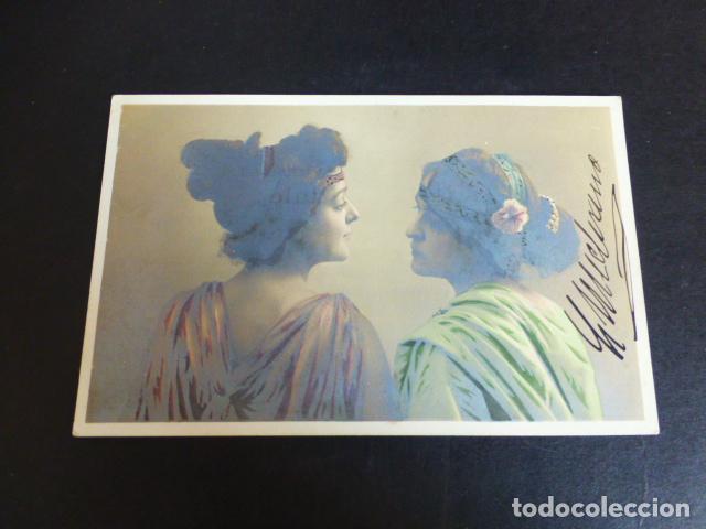 Cartoline: MUJER ELEGANTES MODERNISTA ART NOUVEAU POSTAL