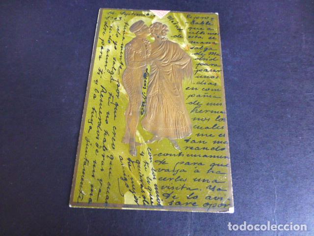 Cartoline: PAREJA ESPA&Ntilde;OLA ART NOUVEAU MODERNISTA POSTAL