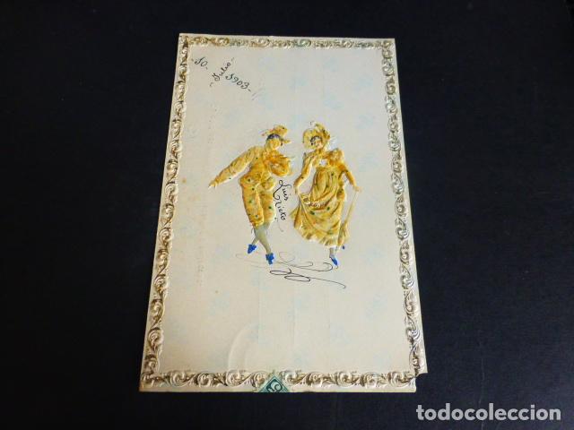Cartoline: PAREJA BAILANDO POSTAL