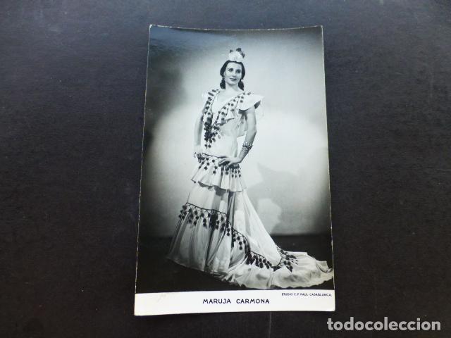 Cartoline: MARUJA CARMONA FLAMENCO ARTISTA CUPLETISTA BAILARINA POSTAL