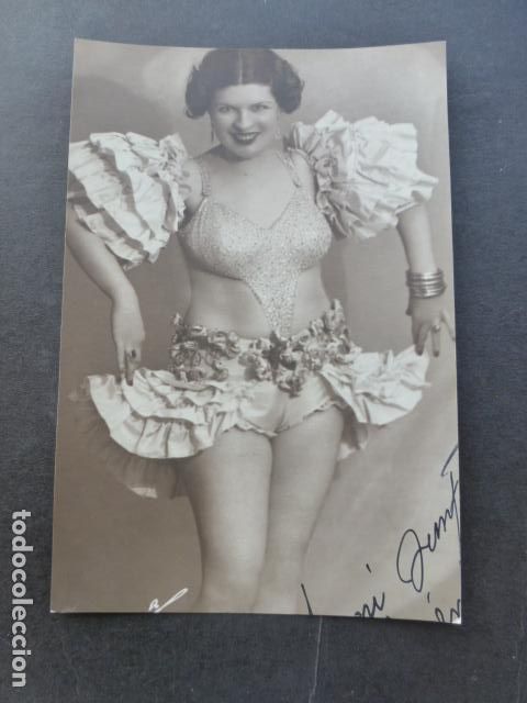 Postais: TERESITA AYALA ARTISTA CANTANTE CUPLETISTA FOTOGRAFIA TAMA&Ntilde;O POSTAL