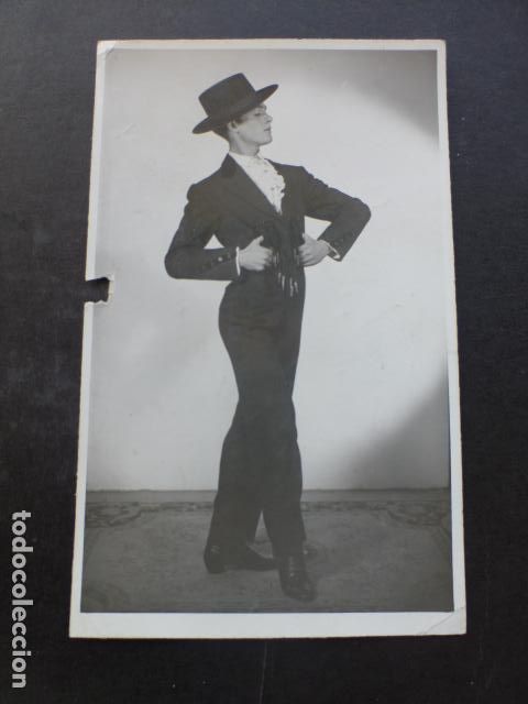 Cartoline: ALBERTO LUIS GARCIA GONZALEZ BAILARIN ARTISTA CANTANTE CUPLETISTA FOTOGRAFIA TAMA&Ntilde;O POSTAL