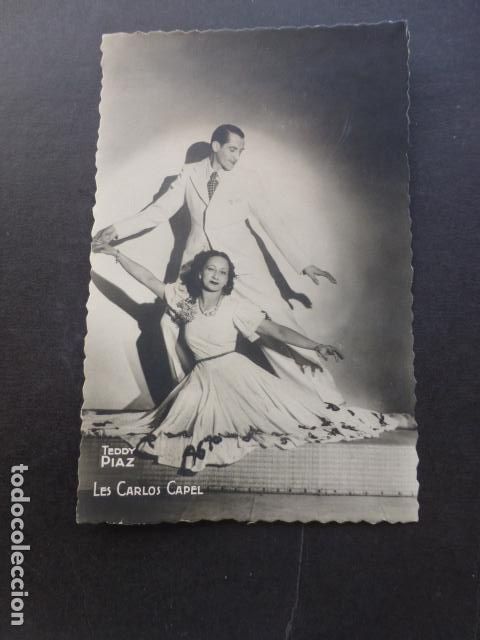 Cartoline: TEDDY PIAZ LES CARLOS CAPEL ARTISTA CANTANTE CUPLETISTA POSTAL FOTOGRAFICA