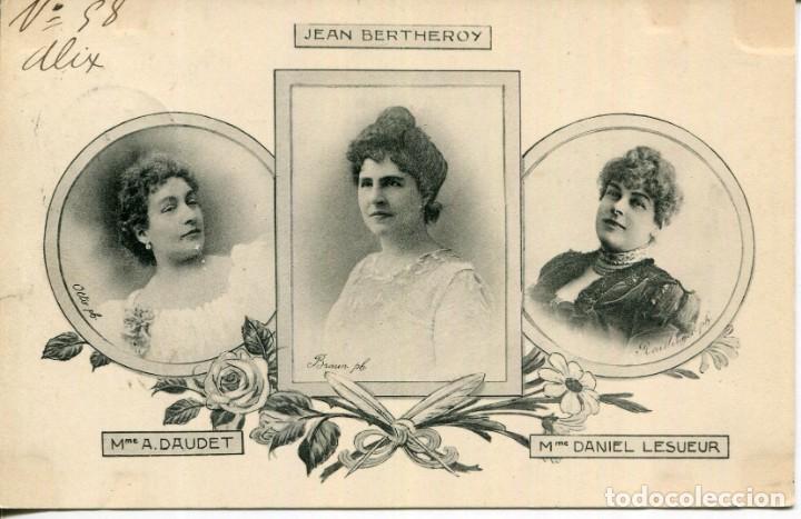Postales: MODERNISTA-ART NOUVEAU-POLITICOS Y LITERATOS- A&Ntilde;O 1903