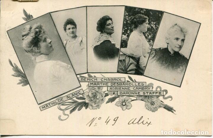 Postales: MODERNISTA-ART NOUVEAU-POLITICOS Y LITERATOS- A&Ntilde;O 1903