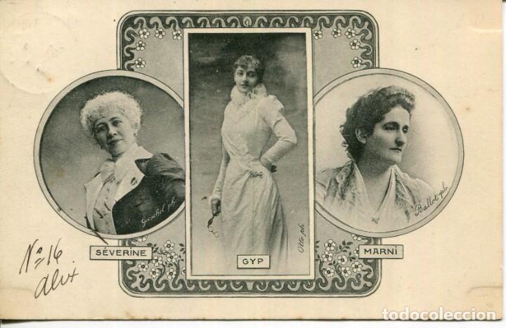 Postales: MODERNISTA-ART NOUVEAU-POLITICOS Y LITERATOS- A&Ntilde;O 1903