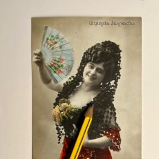 Postales: OLYMPIA ARGENTINA. POSTAL ILUMINADA … ACTRIZ Y CANTANTE. (H.1910?) CÍRCULADA