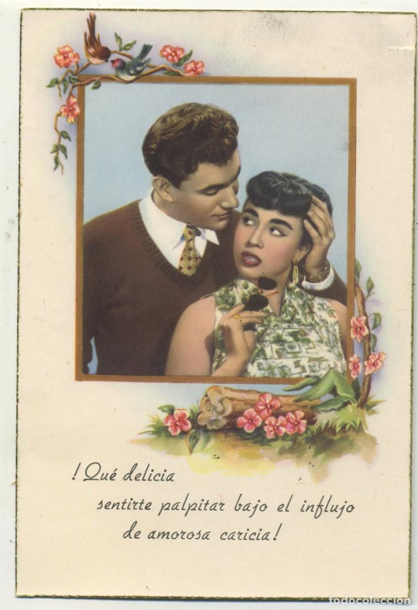 Postais: POSTAL Ed. CYZ 594/A N.&ordm; 4 ROMANTICA PAREJA ENMARCADA ESCRITA