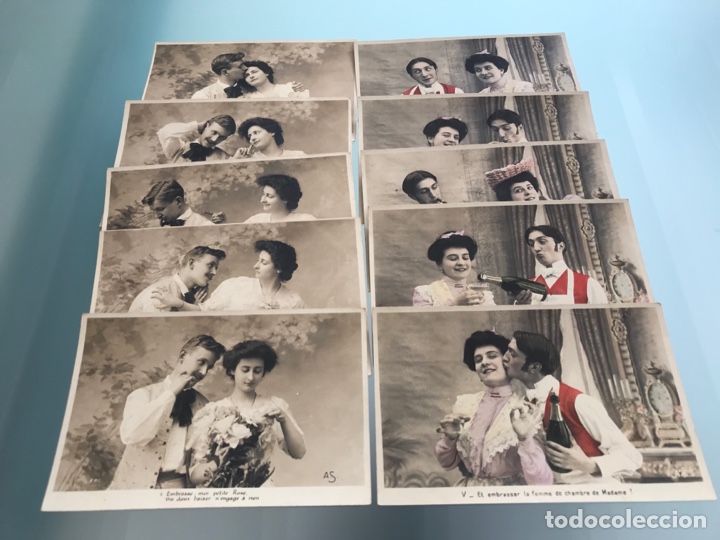 Postales: Lote 10 postales. A.S. - Foto 1