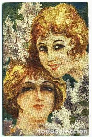 Cartoline: Tapiz de dos se&ntilde;oritas de R. Mir