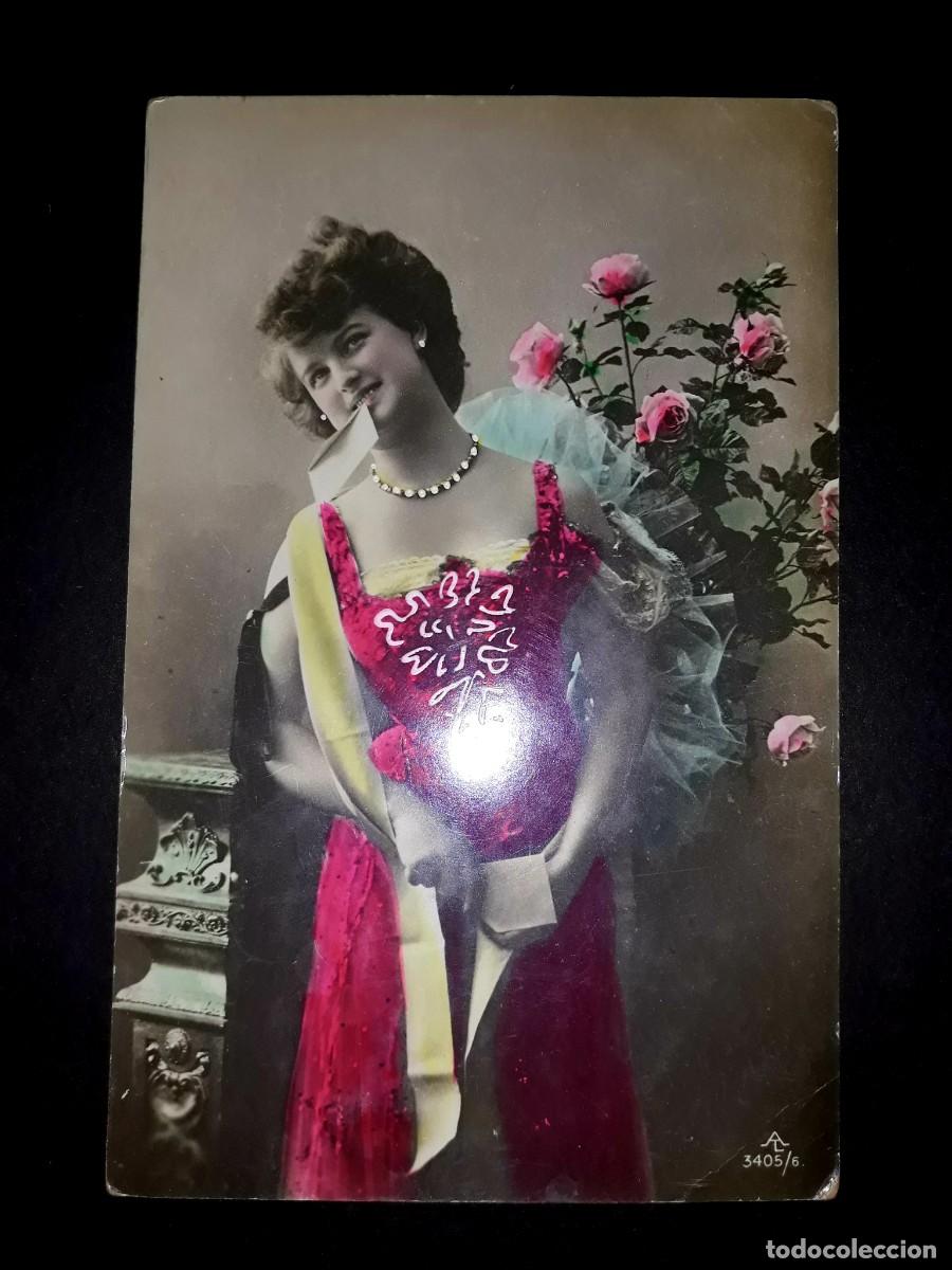 Antigua Postal Escrita y Sellada 1908