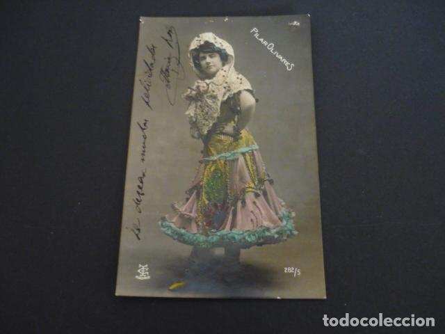 Cartoline: PILAR OLIVARES ACTRIZ ARTISTA CUPLETISTA POSTAL