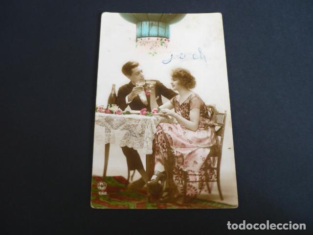 Cartoline: PAREJA DE ENAMORADOS POSTAL