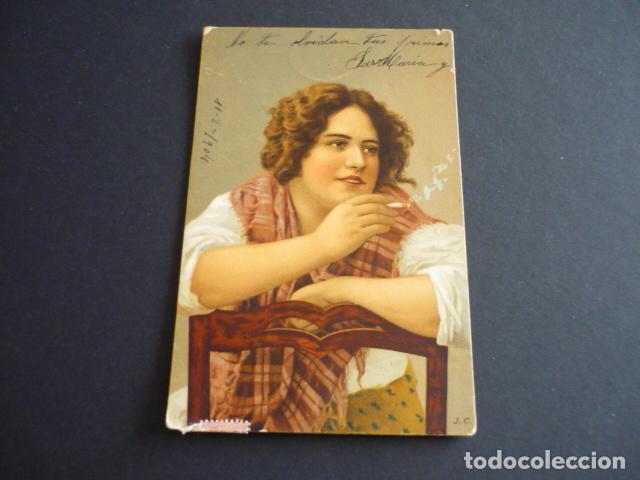 Postales: MUJER FUMANDO POSTAL - Foto 1