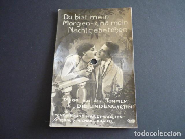 Cartoline: DISCO PAREJA ENAMORADOS RARA POSTAL